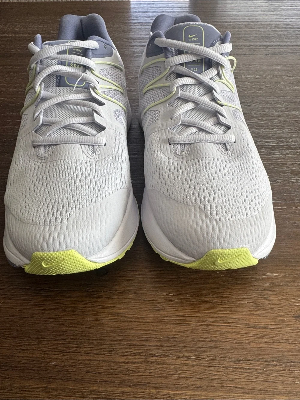Nike Zoom Span 3 Running Womens Iris Whisper Violet Summit White Green Size 8